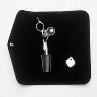 InfynitEdge cutting and thinning shear set in premium leather case