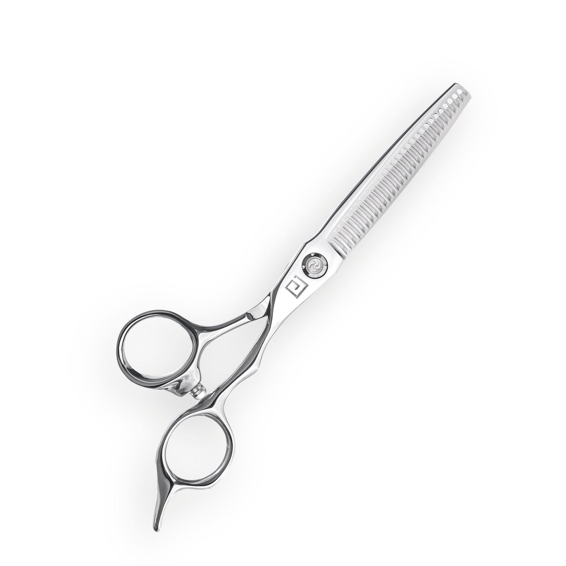 InfynitEdge matching thinning shear in Japanese ATS-314 cobalt steel, front view